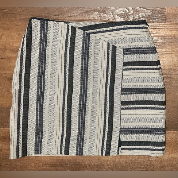 Kate Spade Saturday Let Loose navy blue gray skirt size 2 XS S - Picture 1 of 6